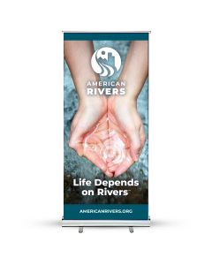 AR Retractable Banner: Handwater (33" x 80")