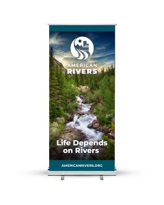 AR Retractable Banner: Mountriver (33" x 80")