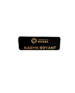 AR Wood Engraved Nametag
