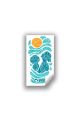 AR mother child sticker with logo (25/pk)